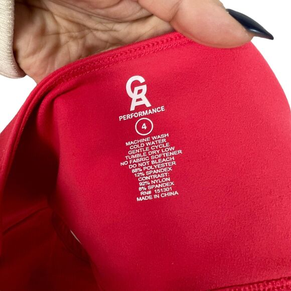 Good American The True Strength Scoop Neck Sports Bra NEW Coral Womens 4, US XL - Picture 8 of 11